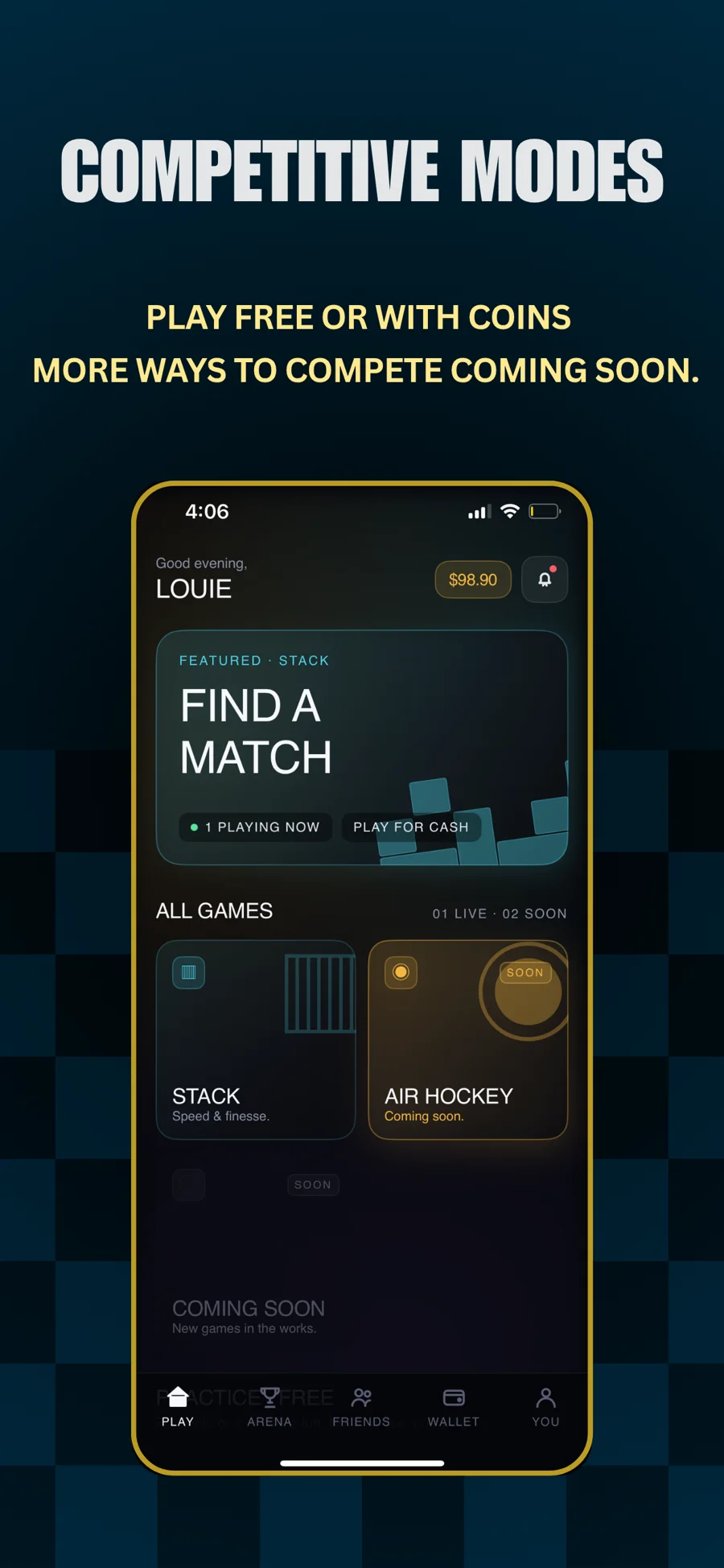 Merit app screens