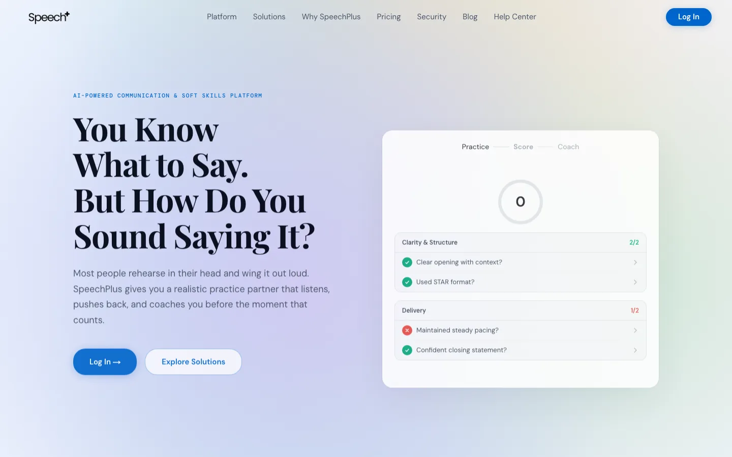 SpeechPlus screenshot